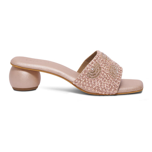Esha Embroidered Heels
